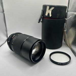 Konica Hexanon AR 135mm F3.2 Telephoto Camera Lens  From JAPAN